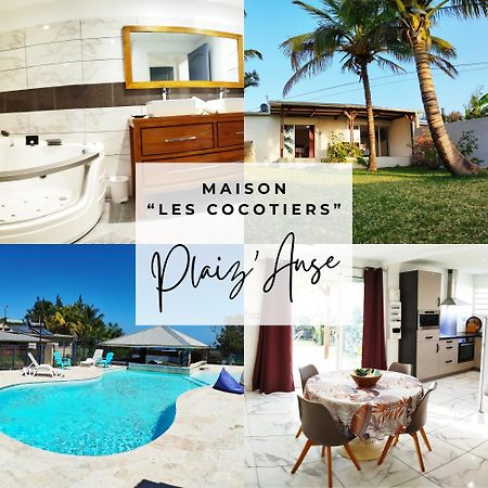 Maison Les Cocotiers De Plaiz'Anse Petite Île Esterno foto